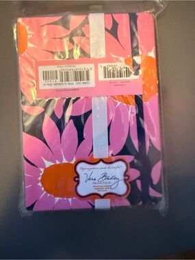 Vera Bradley Pink Orange Floral Petite Folio